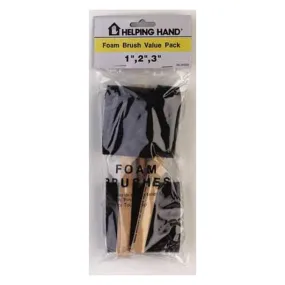 3 Piece Foam Brush Value Pack 30500 [Set of 3]