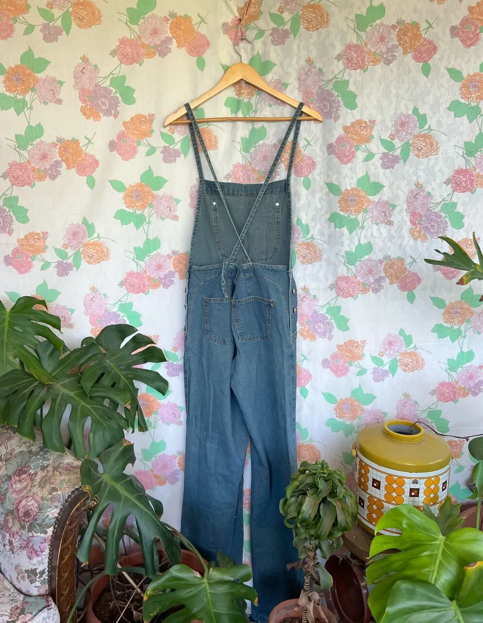 90's Loose Denim Overall