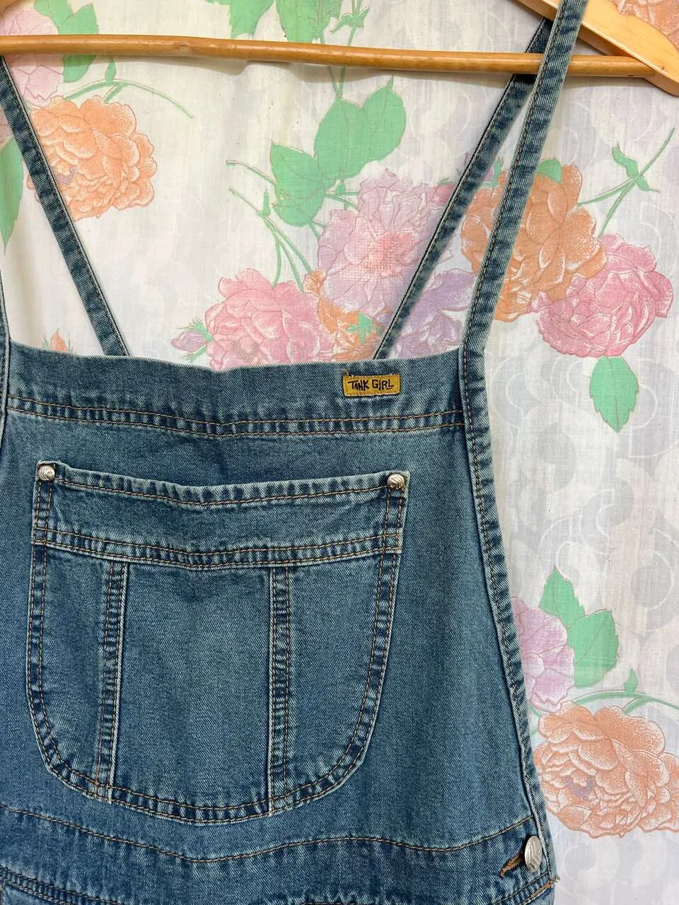 90's Loose Denim Overall