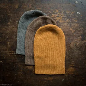 Adults Alpaca Loose Beanie - Many Colours