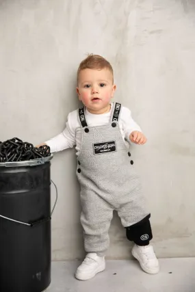 Ajax Textured Overall Set - Grey