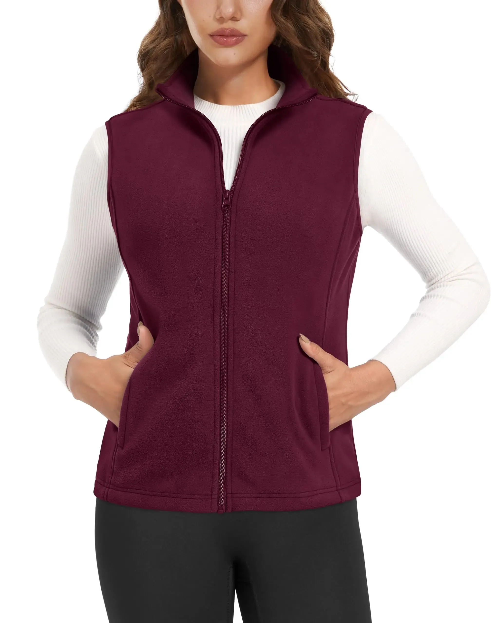 Anya Fields Gilet | Casual fleece vest voor dames