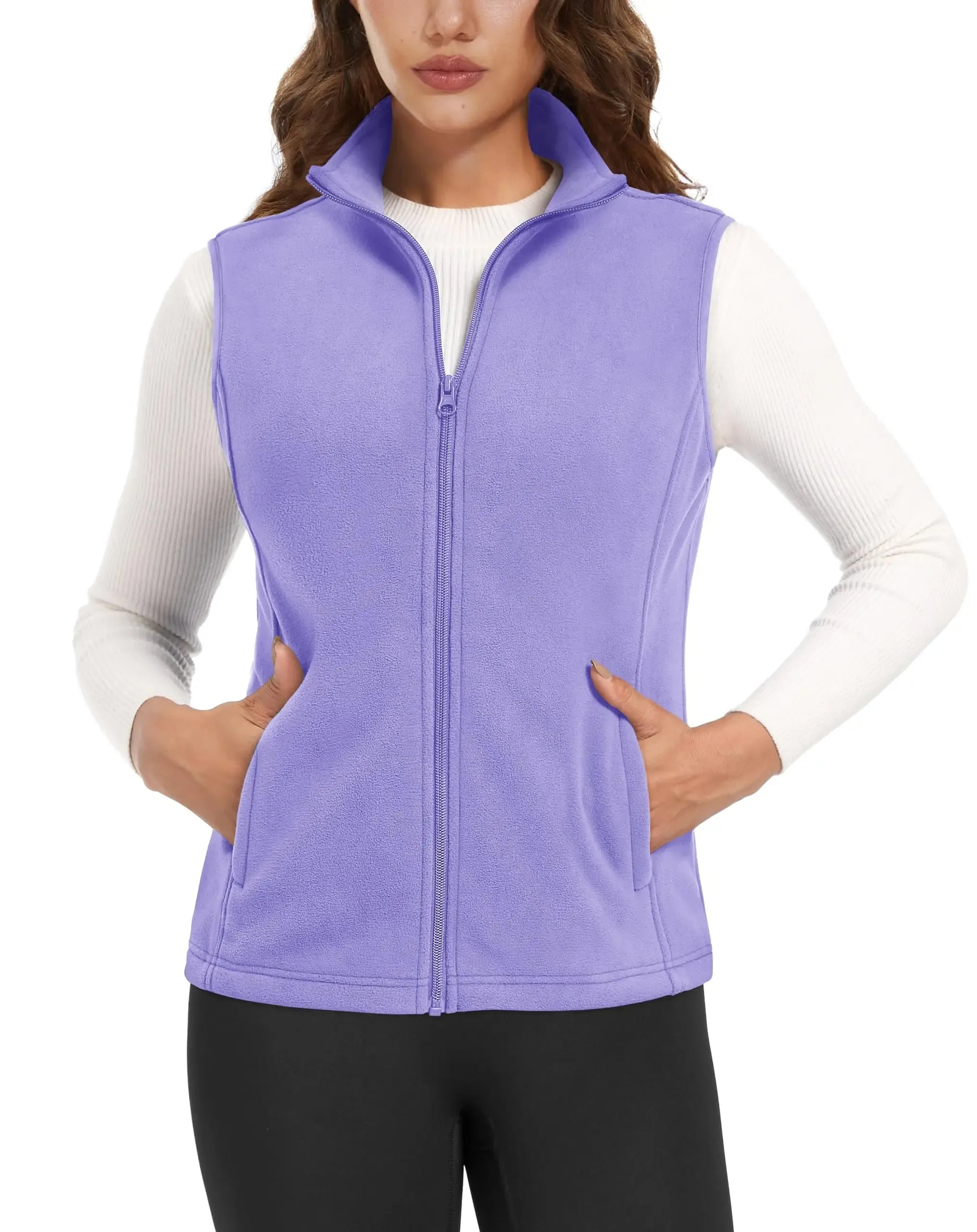 Anya Fields Gilet | Casual fleece vest voor dames