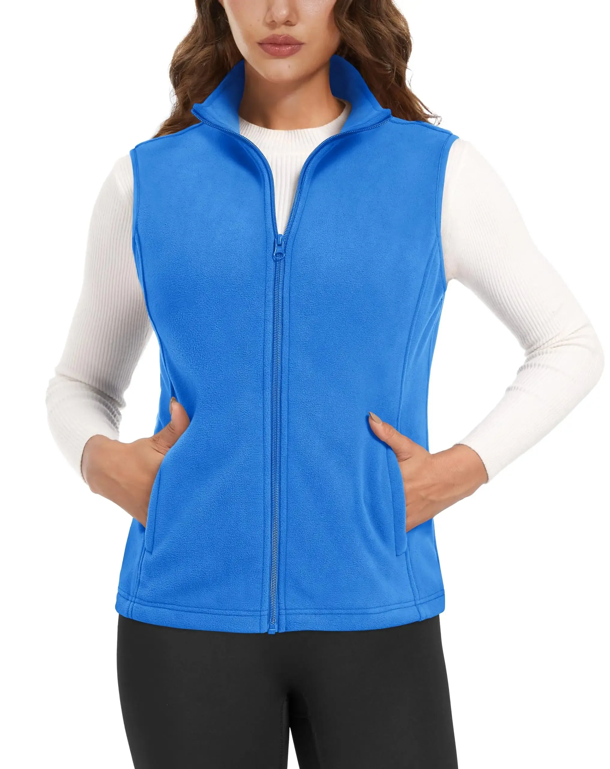 Anya Fields Gilet | Casual fleece vest voor dames