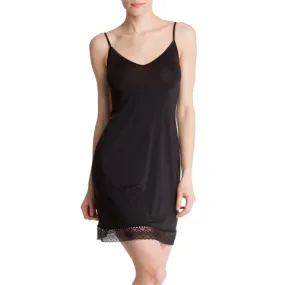 Arianne 34” Full Slip With Adjustable Straps Black