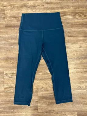 Athletic Leggings By Lululemon In Blue, Size: 8