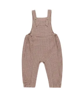 Baby Overall || Plum Gingham