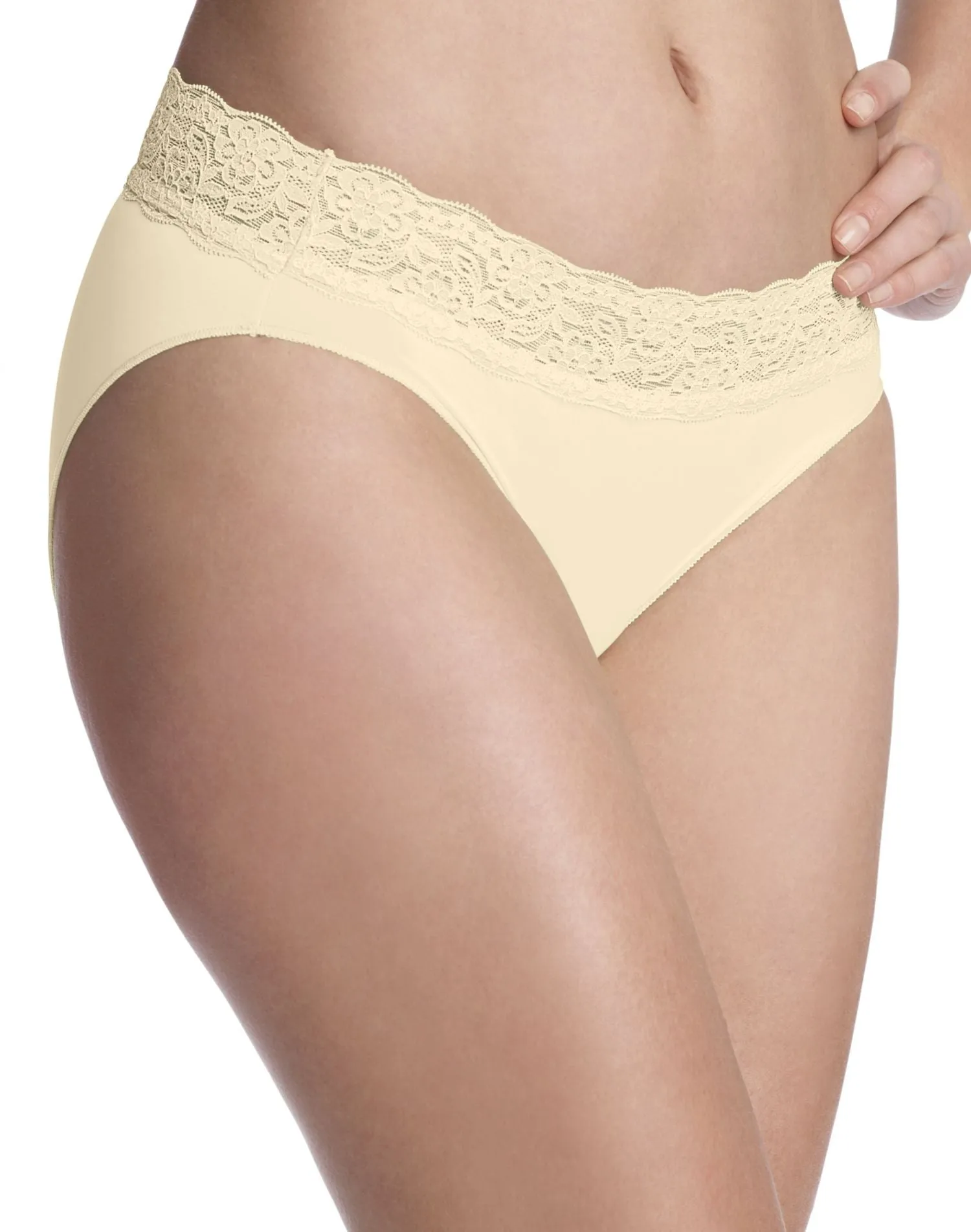 Bali One Smooth U No Lines, No Slip Bikini with Lace Waistband