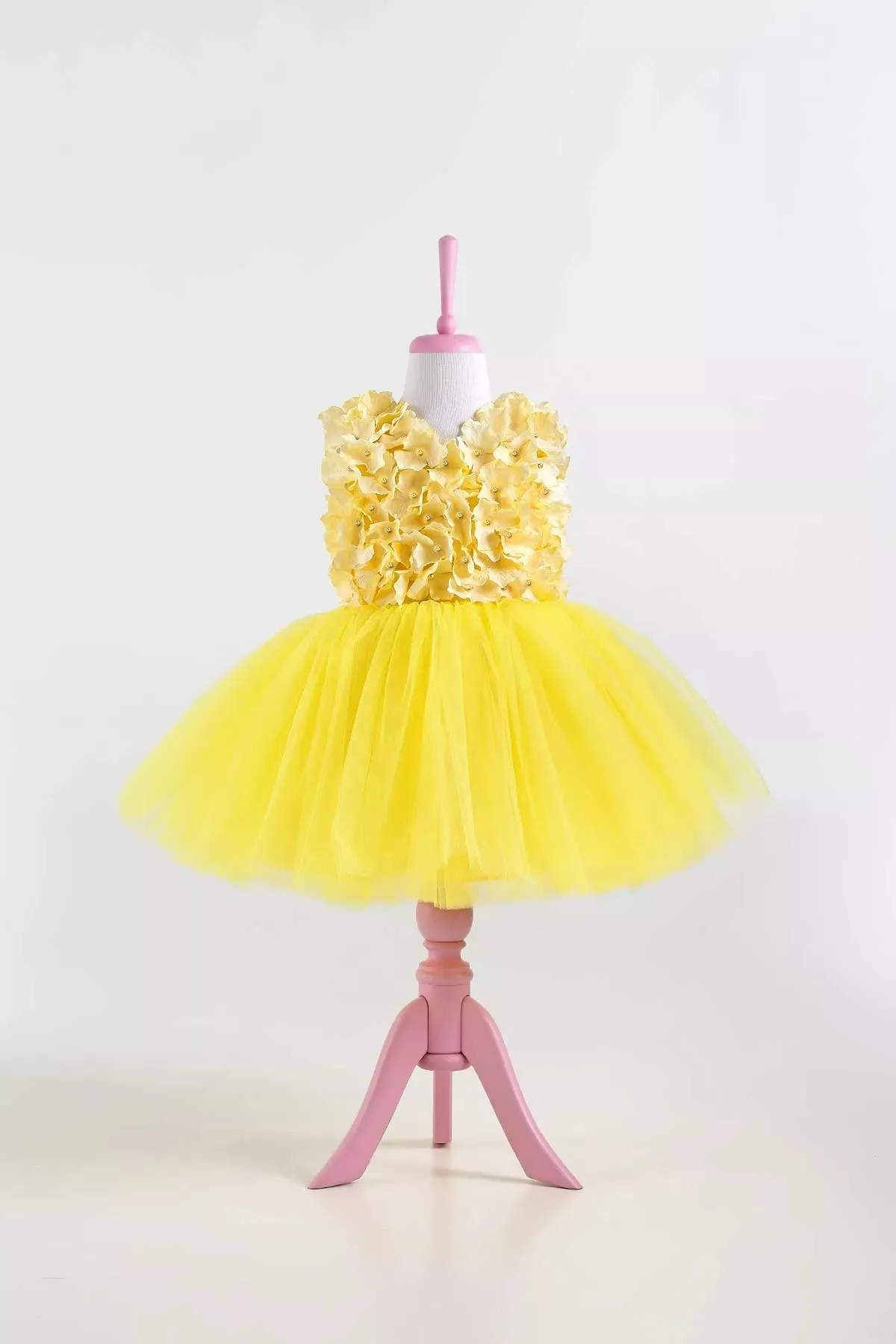 Barbara Yellow Party Dress