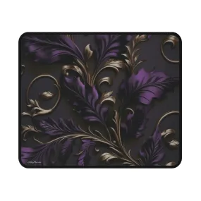 Beautiful Purple Filigree Mouse Pad