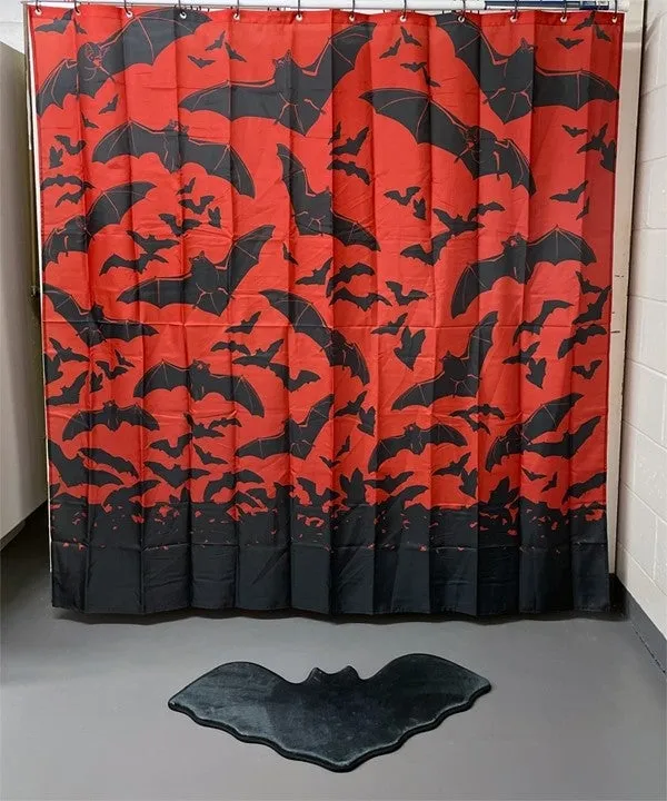 Big Bat Bath Mat by Sourpuss