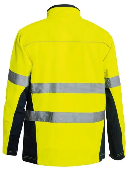 BISLEY BJ6059T SOFT SHELL JACKET WITH 3M REFLECTIVE TAPE