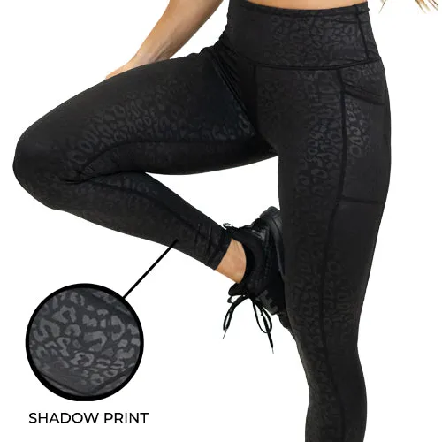 Black Leopard Leggings