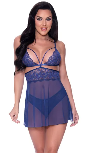 Blueberry Lover Babydoll Set