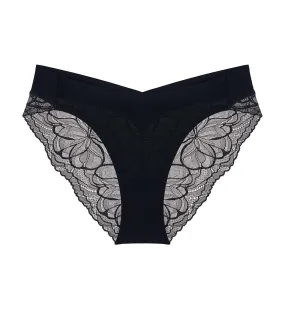 Body Make Up Illusion Lace High Leg Brief