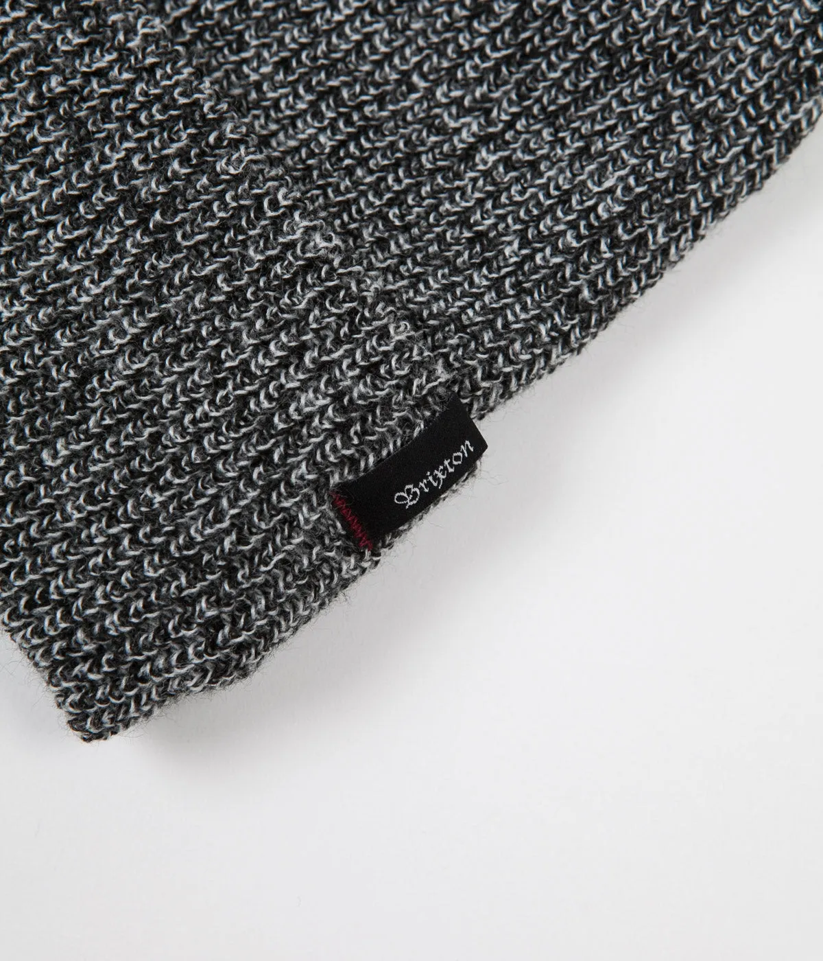 Brixton Heist Beanie - Black / Heather Grey