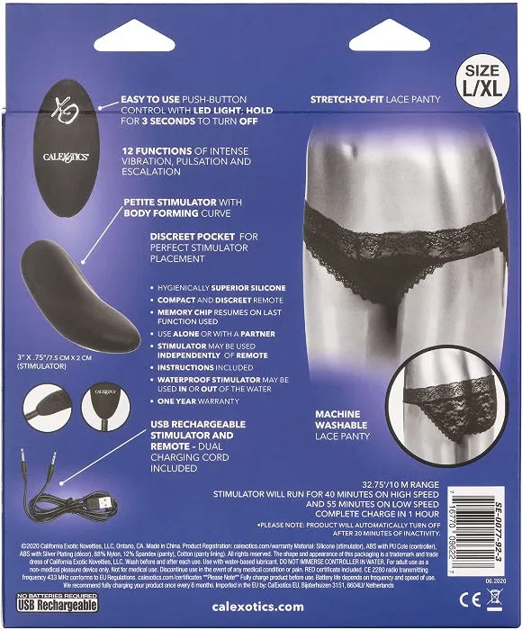 Calex Remote Control ''Lace Panty'' Vibe Set