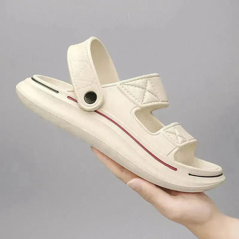 Casual Beach Shoes Non-slip Wear-resistant Platform Couples Sandals