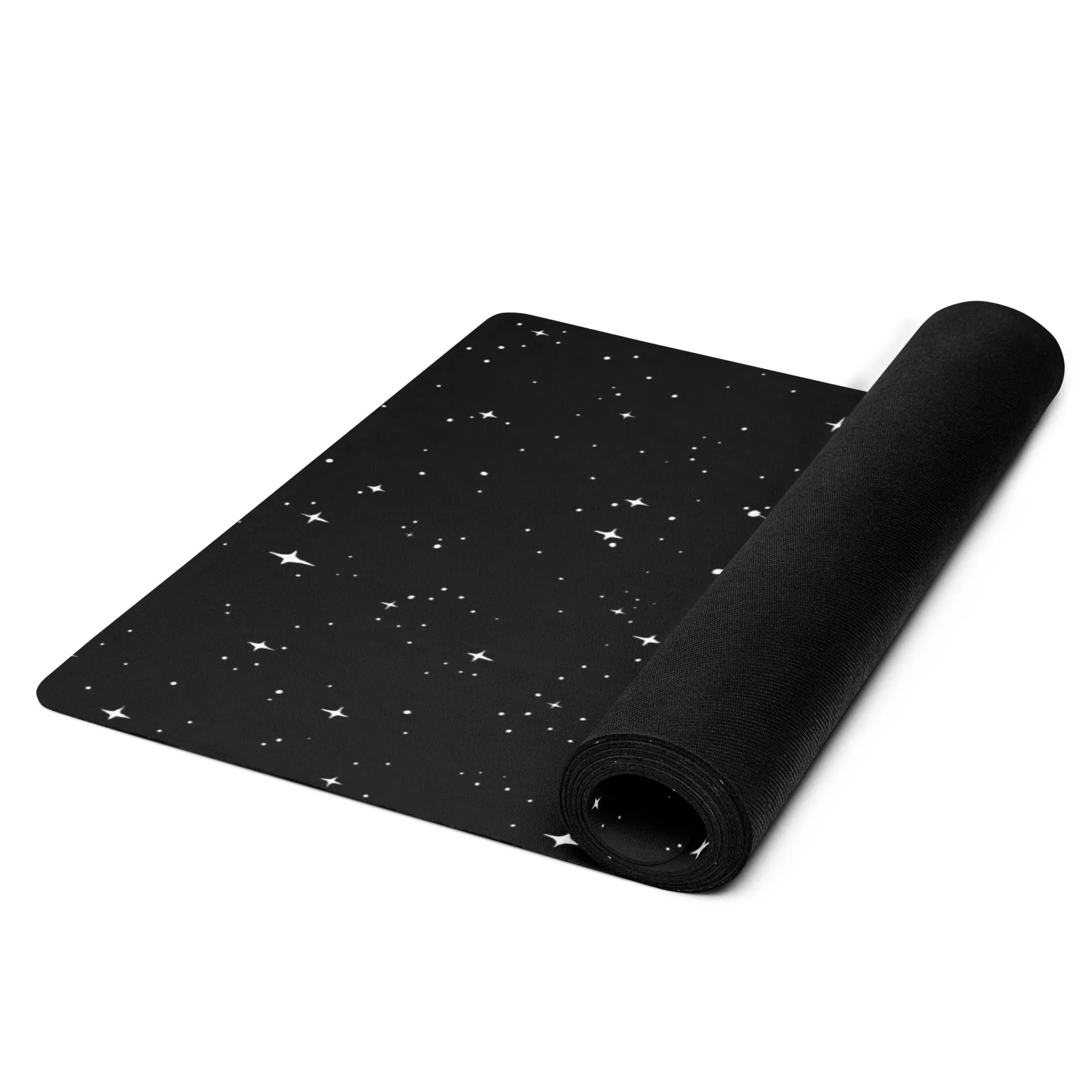 Cat-Astro-Phe Yoga Mat - Grunge Goth Witchy Style Non-Slip Exercise Mat for All Yoga Lovers & Goths