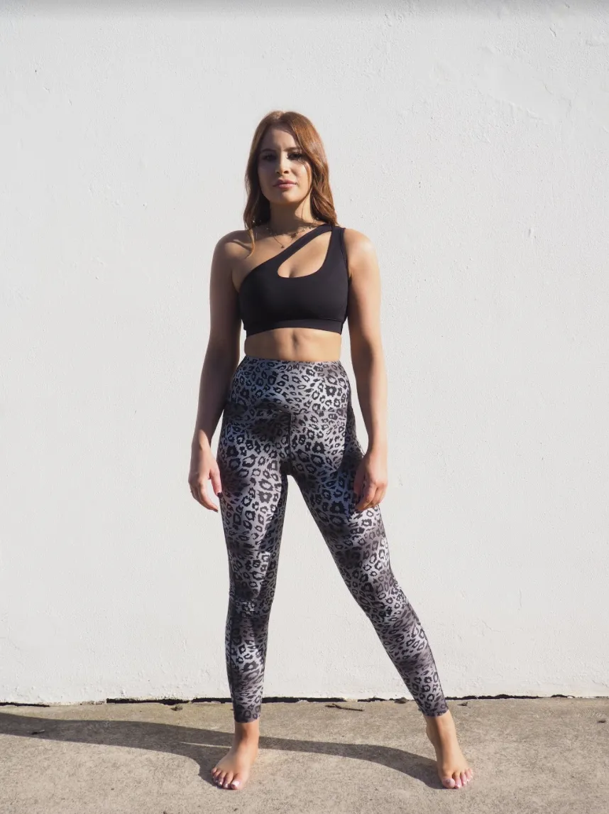 CELINE LEGGINGS // BLACK SNOW LEOPARD