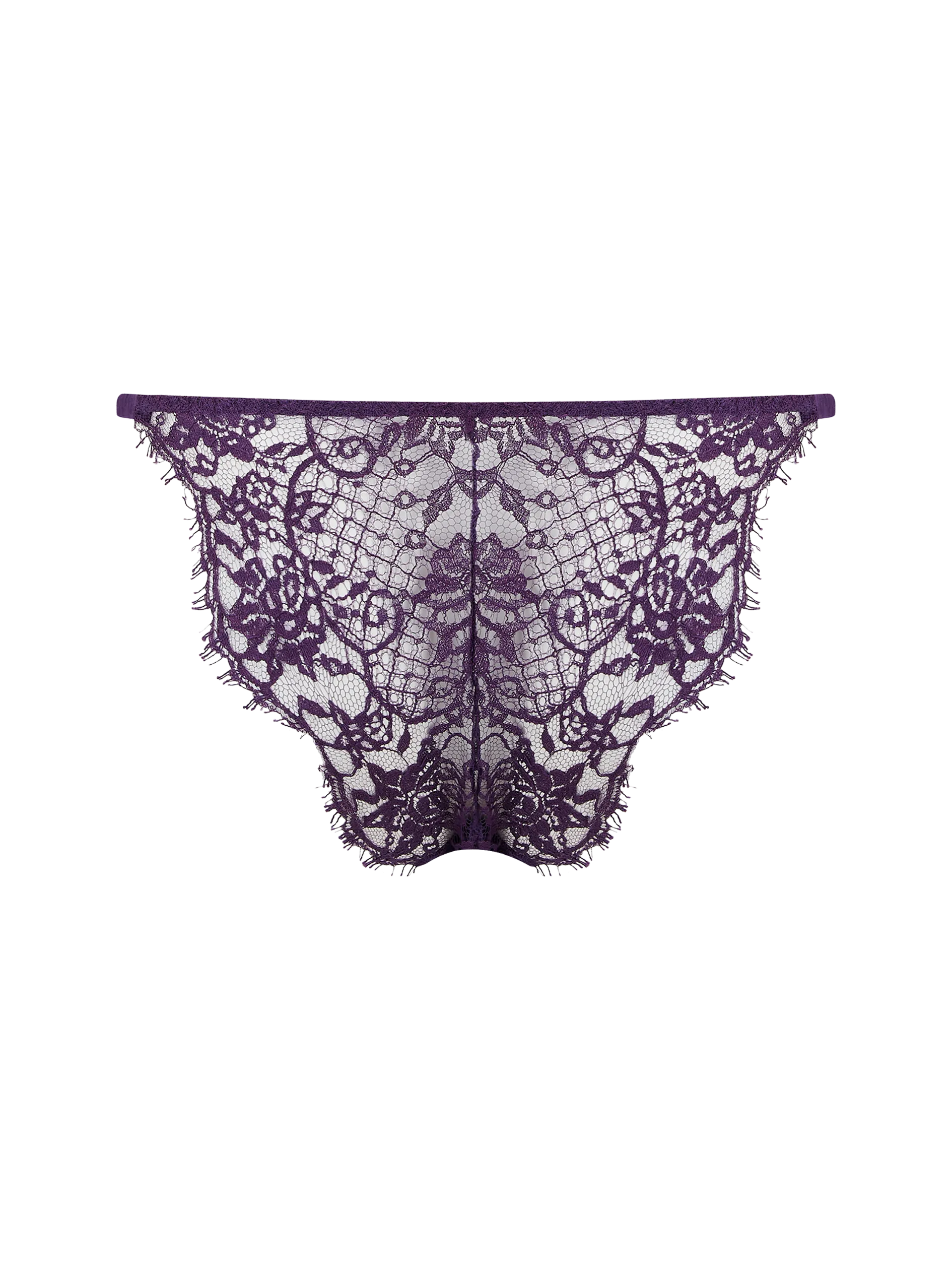 Coco de Mer Hera Brazilian Knicker in Violet