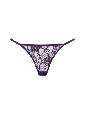 Coco de Mer Hera Brazilian Knicker in Violet