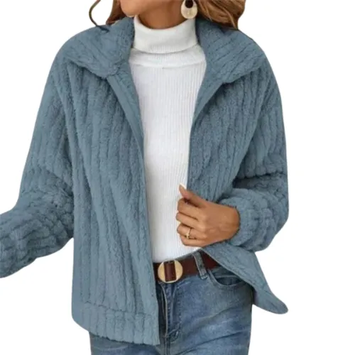 Cozy fleece jacket for women