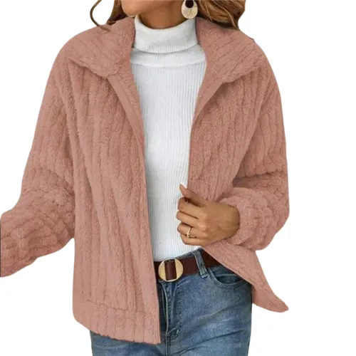 Cozy fleece jacket for women