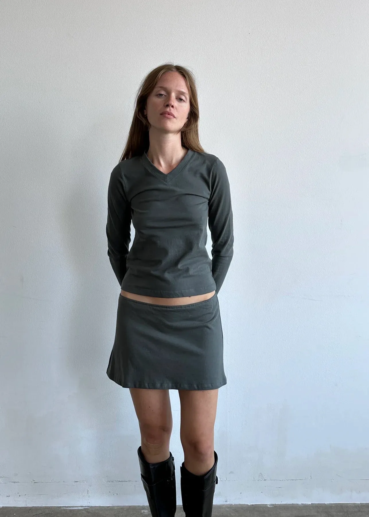 Critter Mini Skirt | Slate