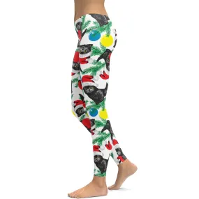 Cute Christmas Cat Leggings