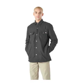 Dickies Duck Shirt Flannel Lined Jacket Black