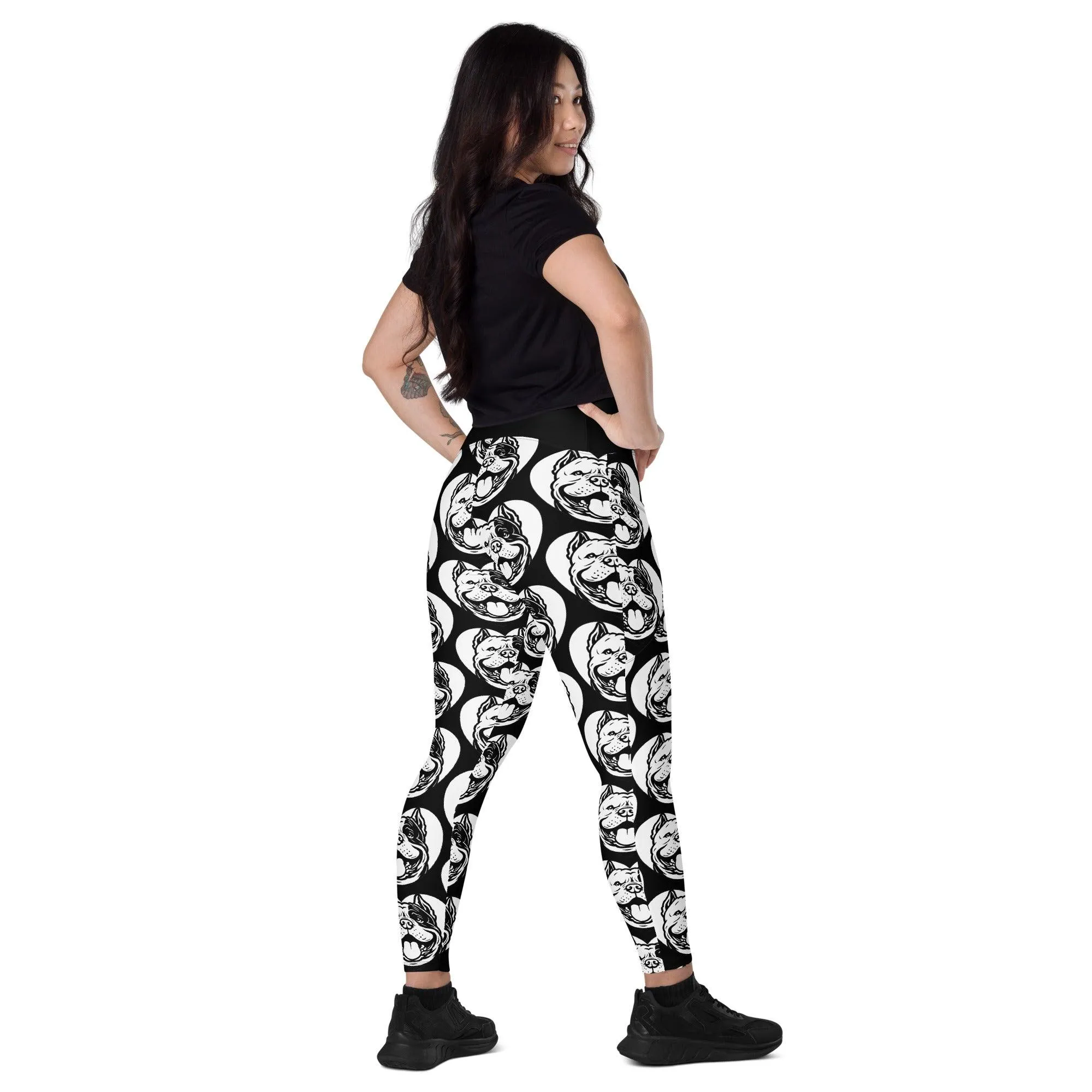 DOG BREED LEGGINGS with pockets - AMERICAN BULLY EXTREME - HERTTAHOUND