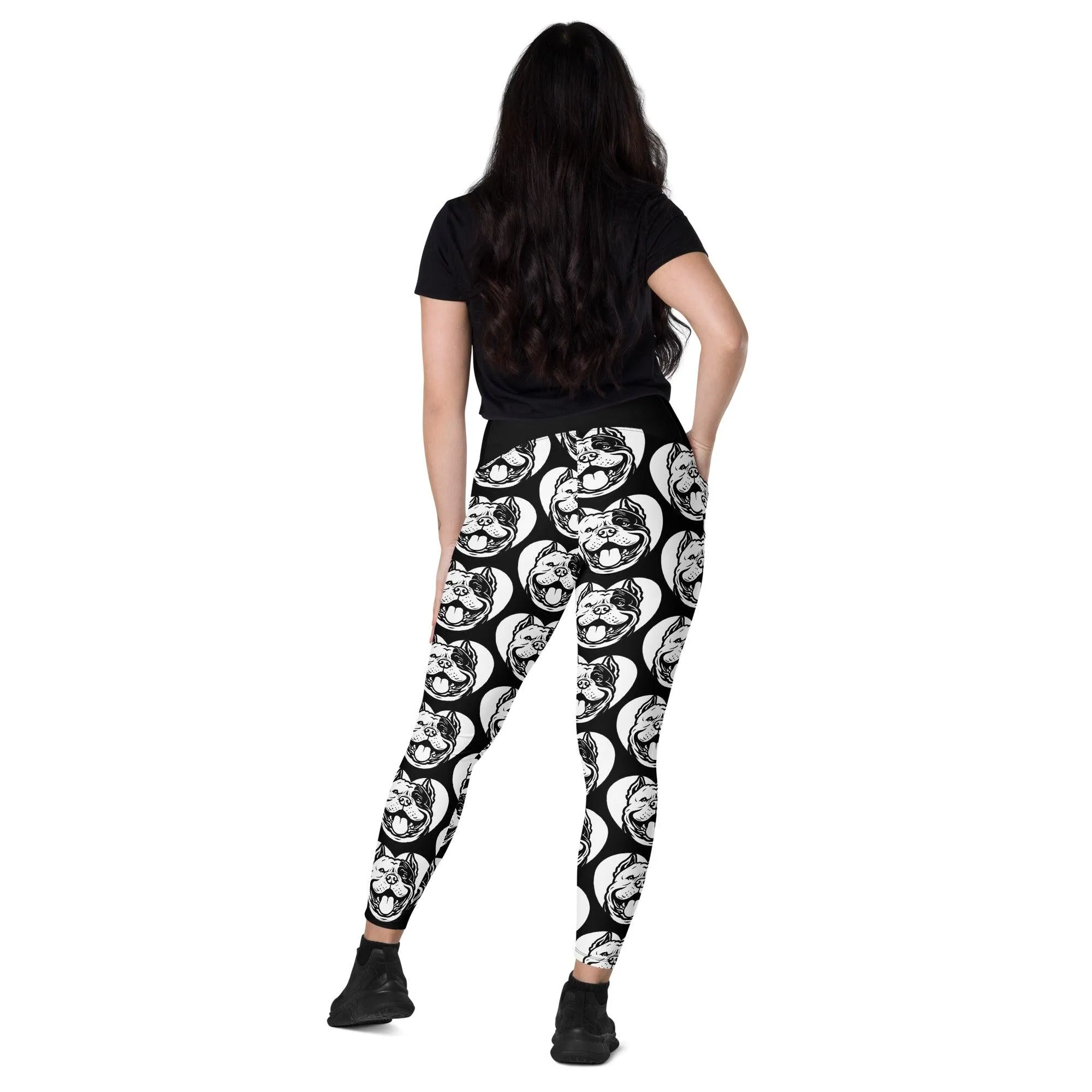 DOG BREED LEGGINGS with pockets - AMERICAN BULLY EXTREME - HERTTAHOUND