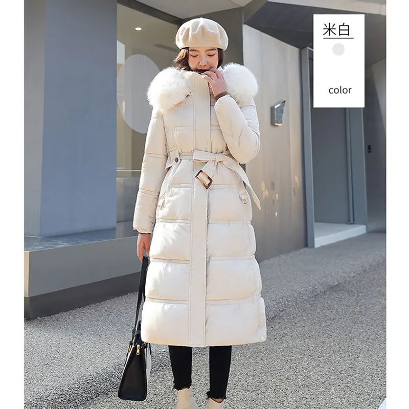 Down Fur Puffer Coat