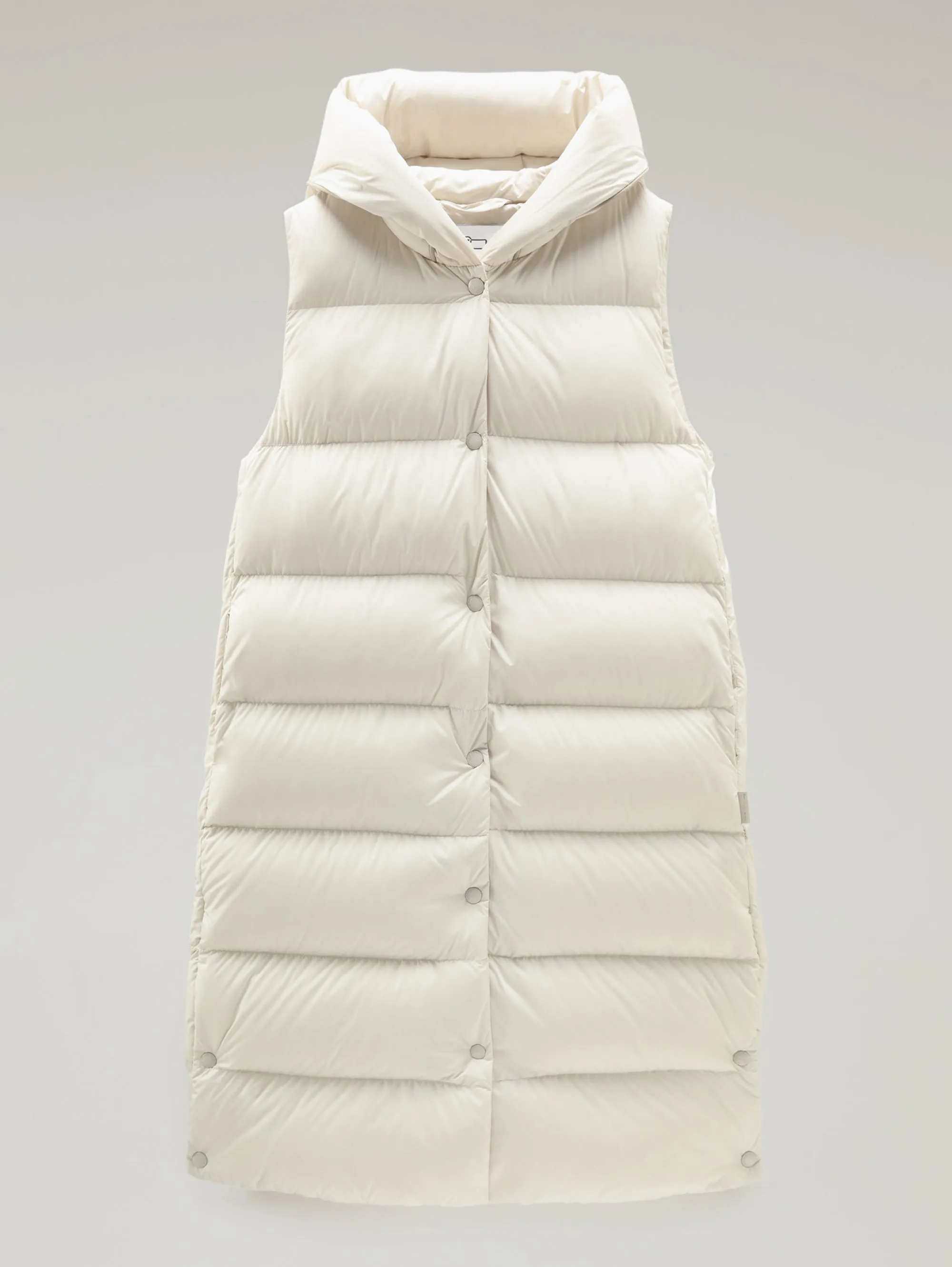 Gilet Lungo Trapuntato Crema