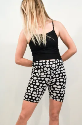 Hand Painted Shorti Crops - Natural Bubbles