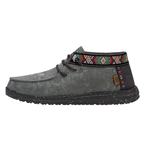 Hey Dude Women's Iris Festival Aztec Band Grey, Size 9