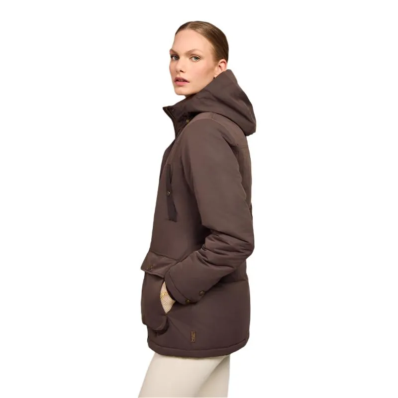 Holland Cooper Stamford 2 in 1 Ladies Waterproof Country Coat - Chocolate