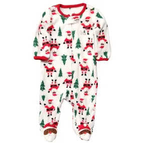 JUST ONE YOU - Fleece Santa Claus Wave Christmas overall