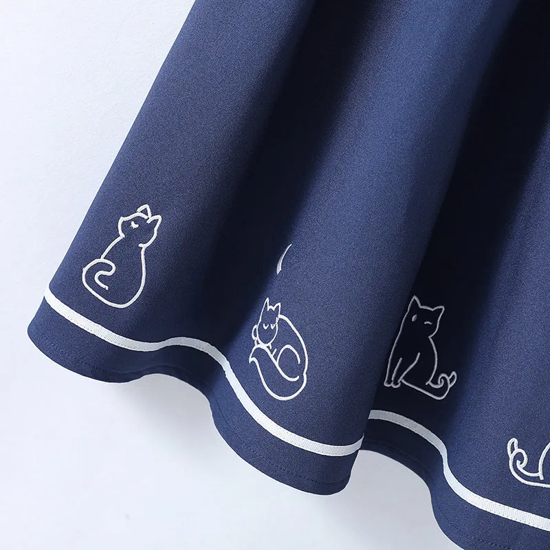 Kitty Paws Overall Skirt