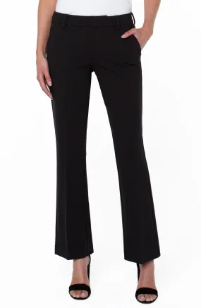 Liverpool - Kelsey Flare Trouser in Solid Black