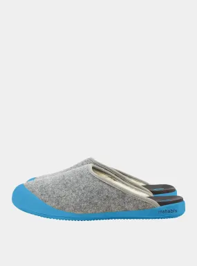 mahabis mule in larvik light grey x gozo blue