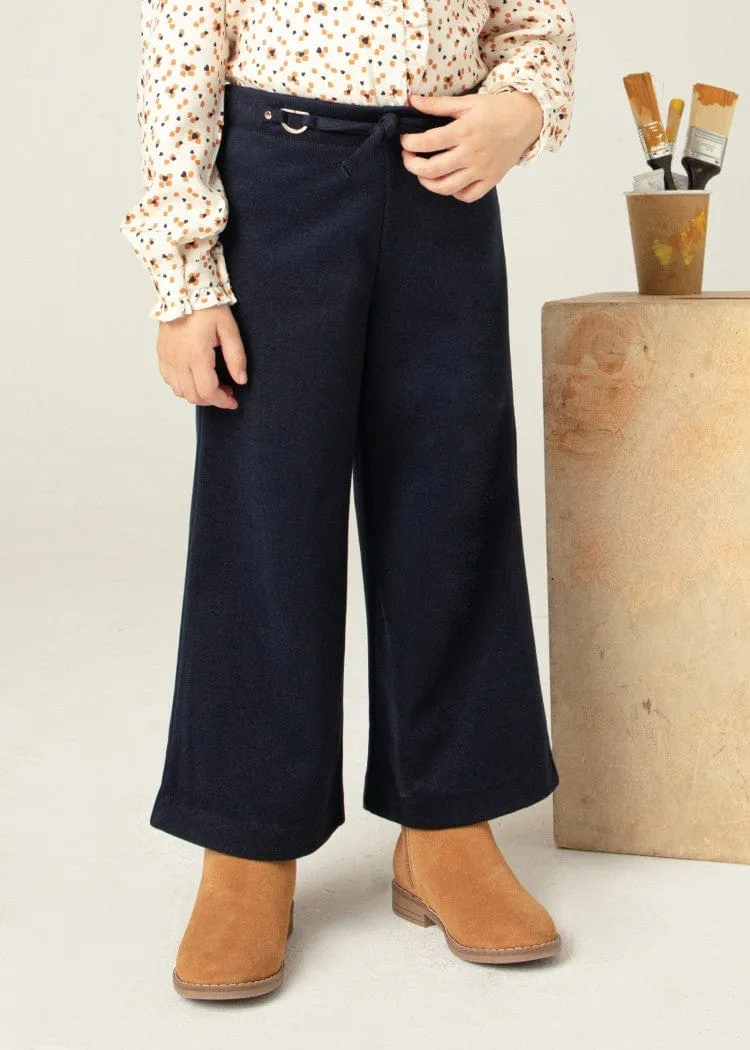 Mayoral Flared Pants with Buckle Detail