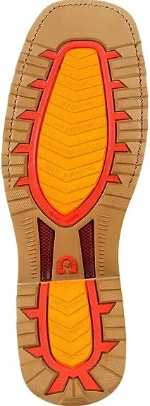 Men's Durango Maverick Pro Cimarron Brown WP, PR, SR Pull On Steel Toe Western Work Boot