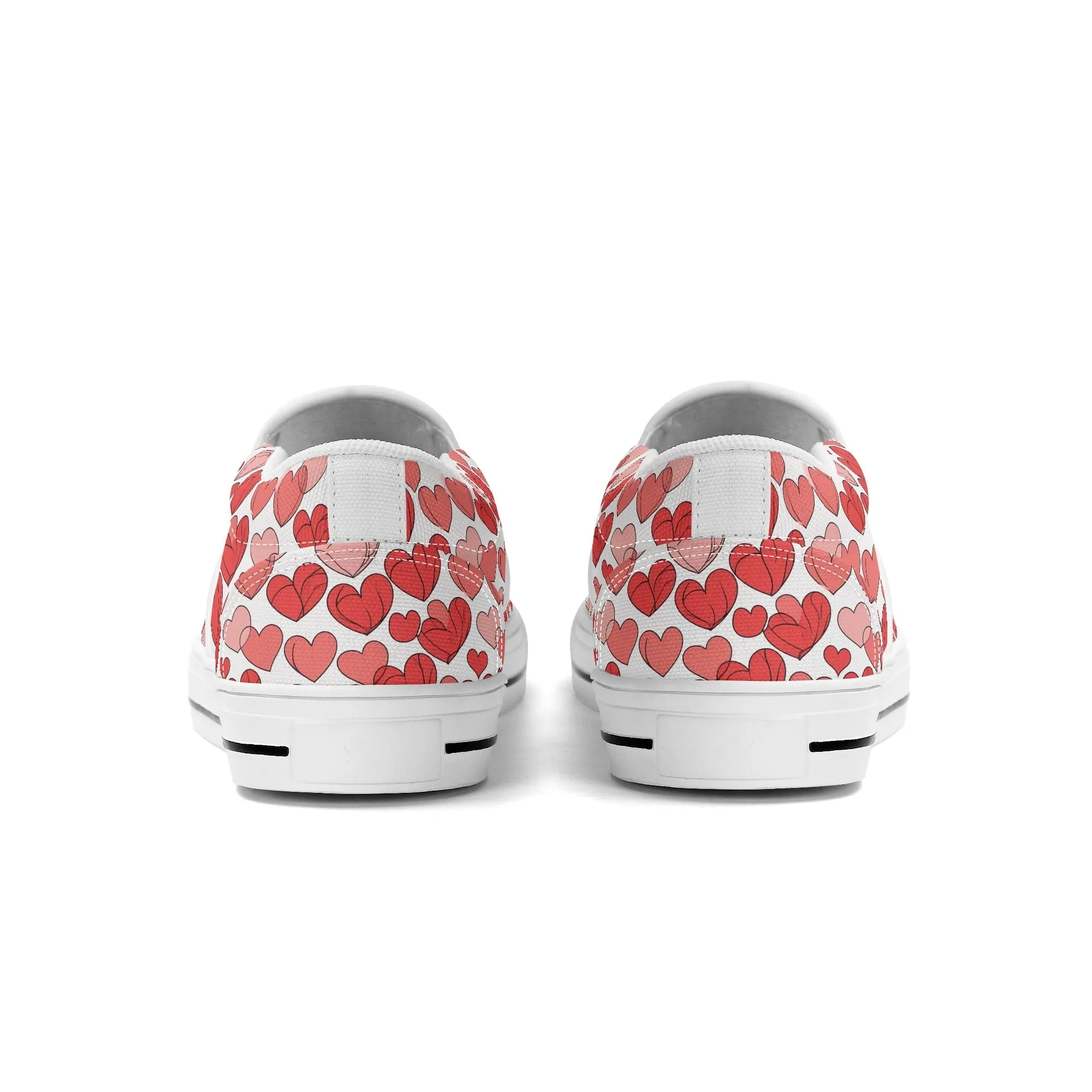 Mens Little Hearts Rubber Slip On Shoes