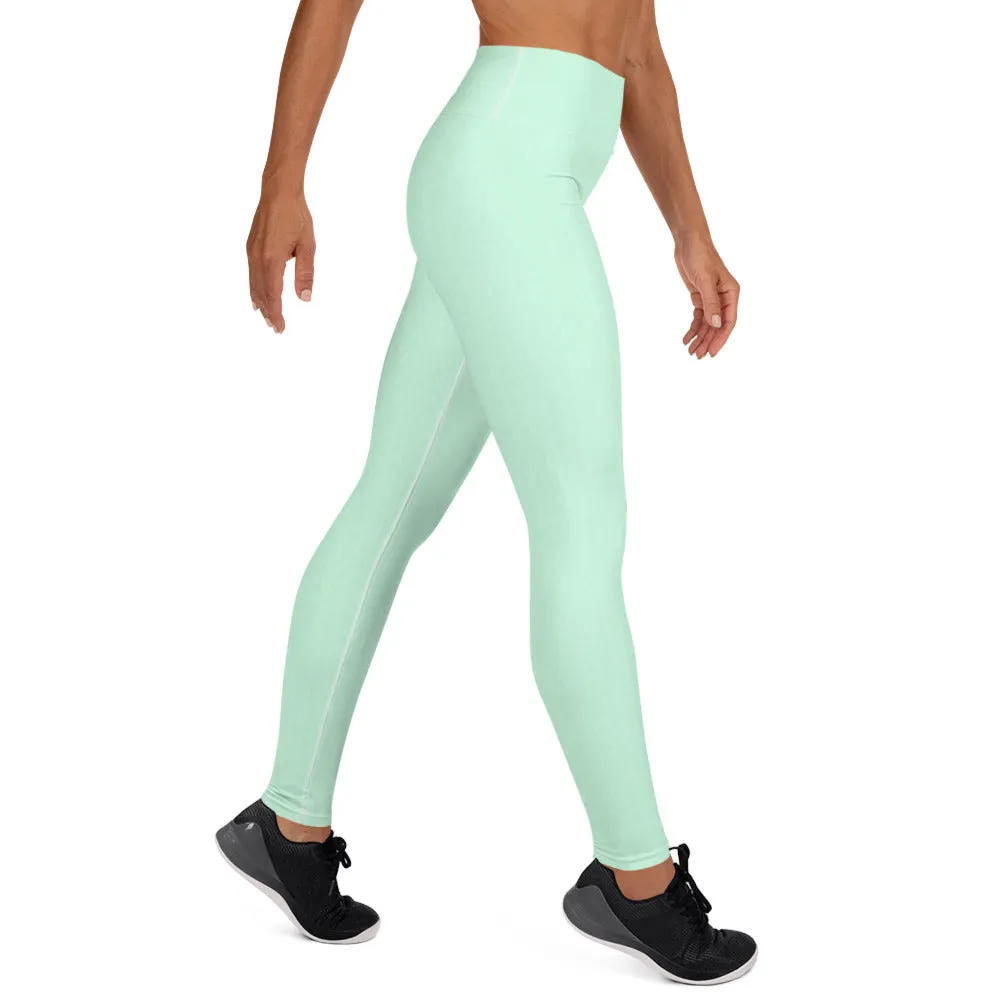 Mint Green High Waist Leggings