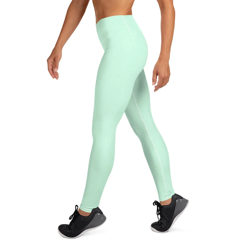 Mint Green High Waist Leggings