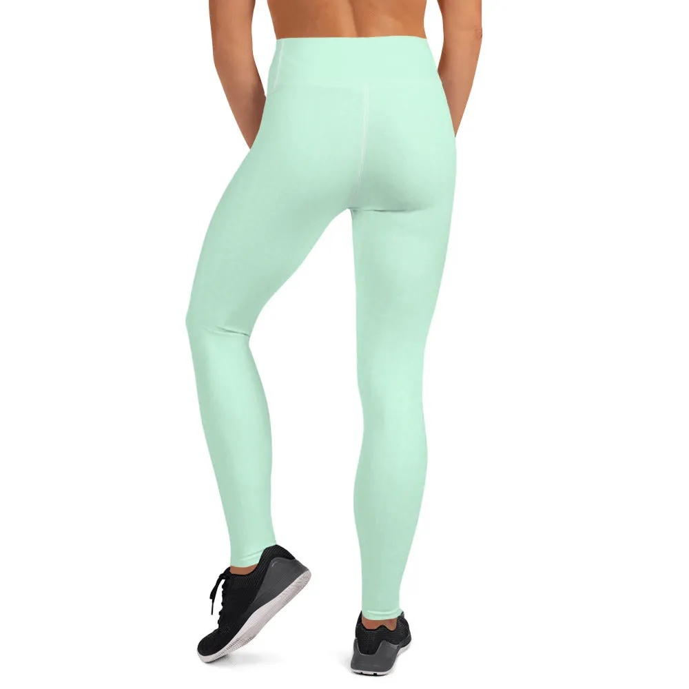 Mint Green High Waist Leggings