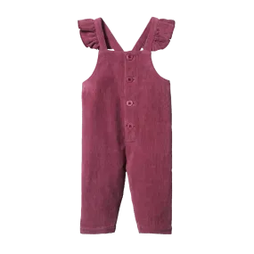 Nature Baby Orchard Cord Overall - Rhubard