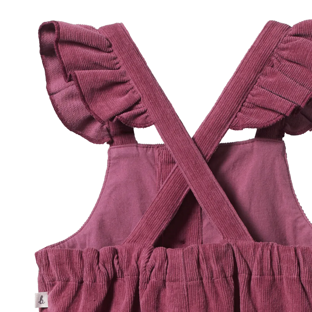 Nature Baby Orchard Cord Overall - Rhubard